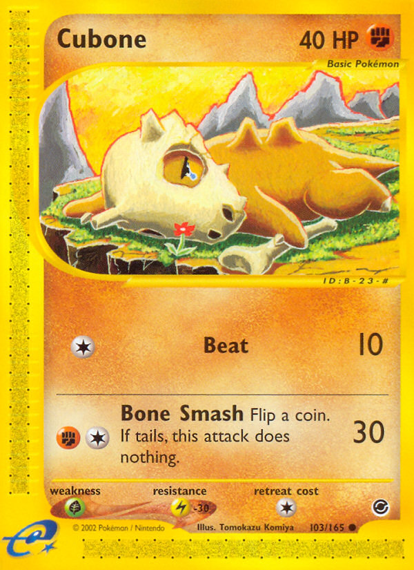 Cubone (103/165) [Expedition: Base Set] | Devastation Store