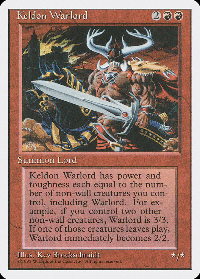 Keldon Warlord [Fourth Edition] | Devastation Store