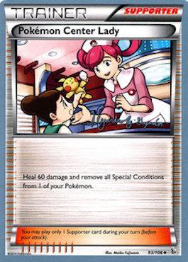 Pokemon Center Lady (93/106) (Primal Groudon - Alejandro Ng-Guzman) [World Championships 2015] | Devastation Store