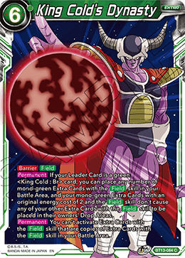 King Cold's Dynasty (Common) [BT13-084] | Devastation Store