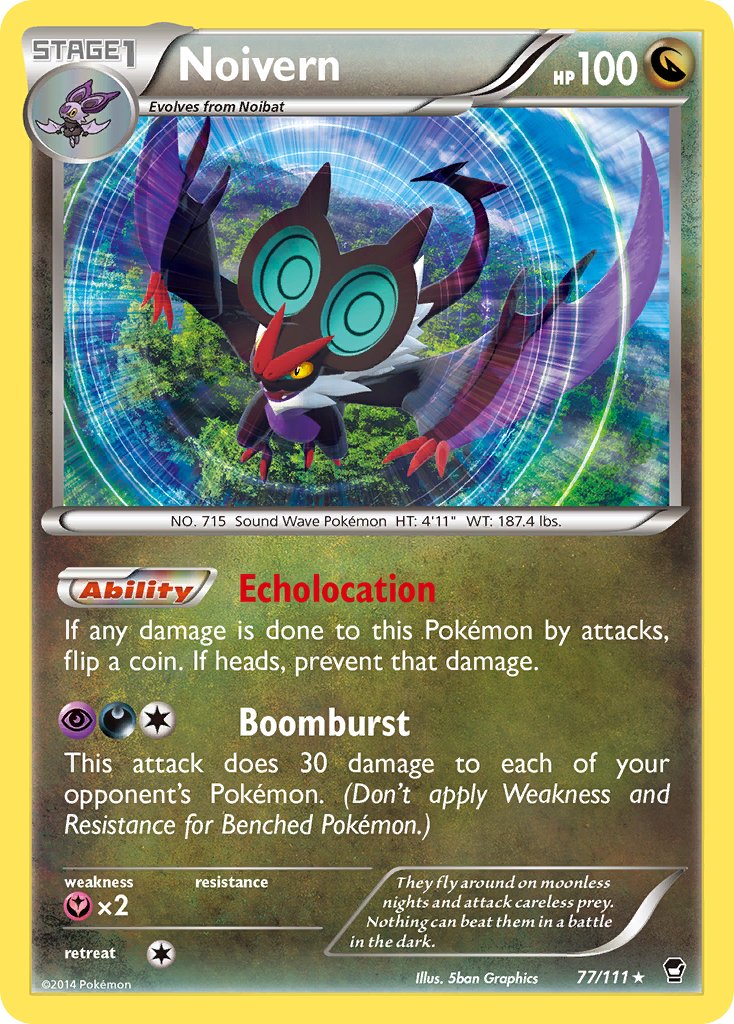 Noivern (77/111) (Cosmos Holo) (Blister Exclusive) [XY: Furious Fists] | Devastation Store