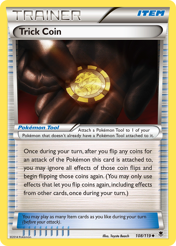 Trick Coin (108/119) [XY: Phantom Forces] | Devastation Store