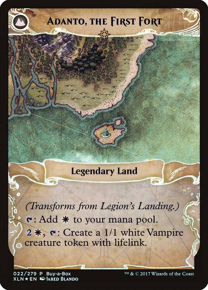 Legion's Landing // Adanto, the First Fort (Buy-A-Box) [Ixalan Treasure Chest] | Devastation Store