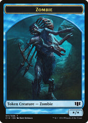 Whale // Zombie (011/036) Double-sided Token [Commander 2014 Tokens] | Devastation Store