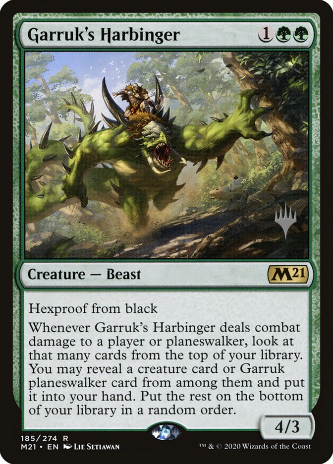 Garruk's Harbinger (Promo Pack) [Core Set 2021 Promos] | Devastation Store