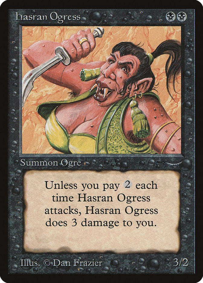 Hasran Ogress (Light Mana Cost) [Arabian Nights] | Devastation Store