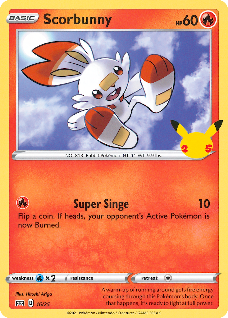 Scorbunny (16/25) [McDonald's 25th Anniversary] | Devastation Store