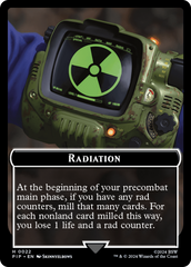 Radiation // Zombie Mutant Double-Sided Token [Fallout Tokens] | Devastation Store