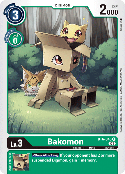 Bakomon [BT6-045] [Double Diamond] | Devastation Store