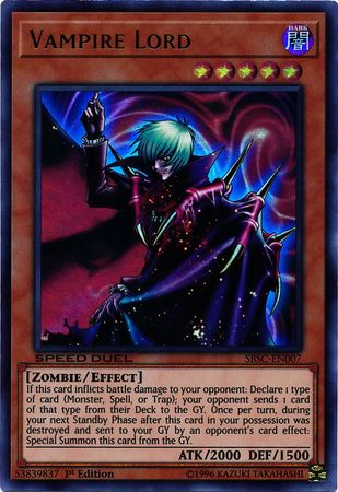 Vampire Lord [SBSC-EN007] Ultra Rare | Devastation Store