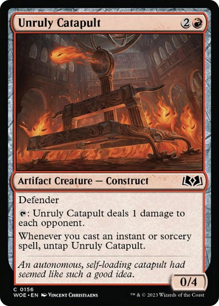 Unruly Catapult [Wilds of Eldraine] | Devastation Store