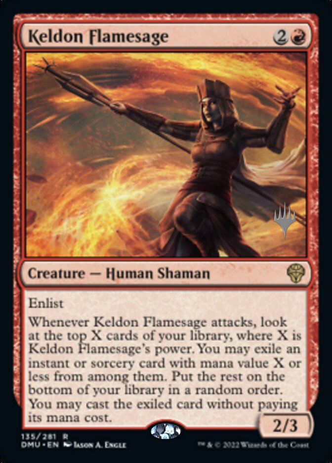 Keldon Flamesage (Promo Pack) [Dominaria United Promos] | Devastation Store