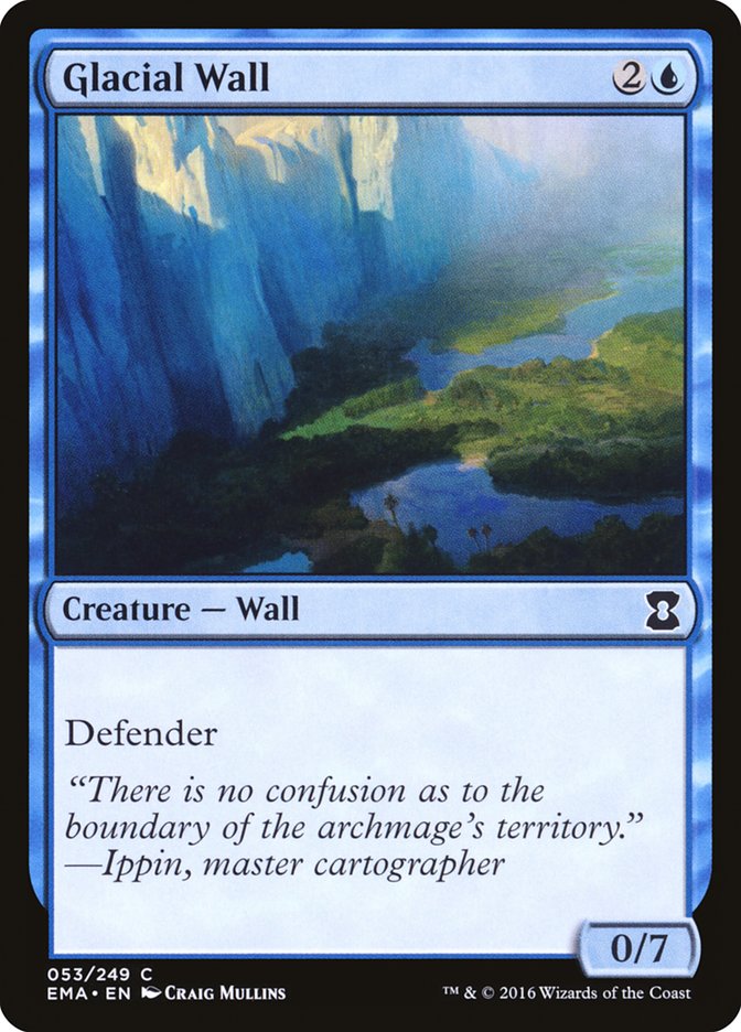 Glacial Wall [Eternal Masters] | Devastation Store