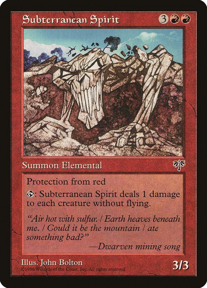 Subterranean Spirit [Mirage] - Devastation Store | Devastation Store