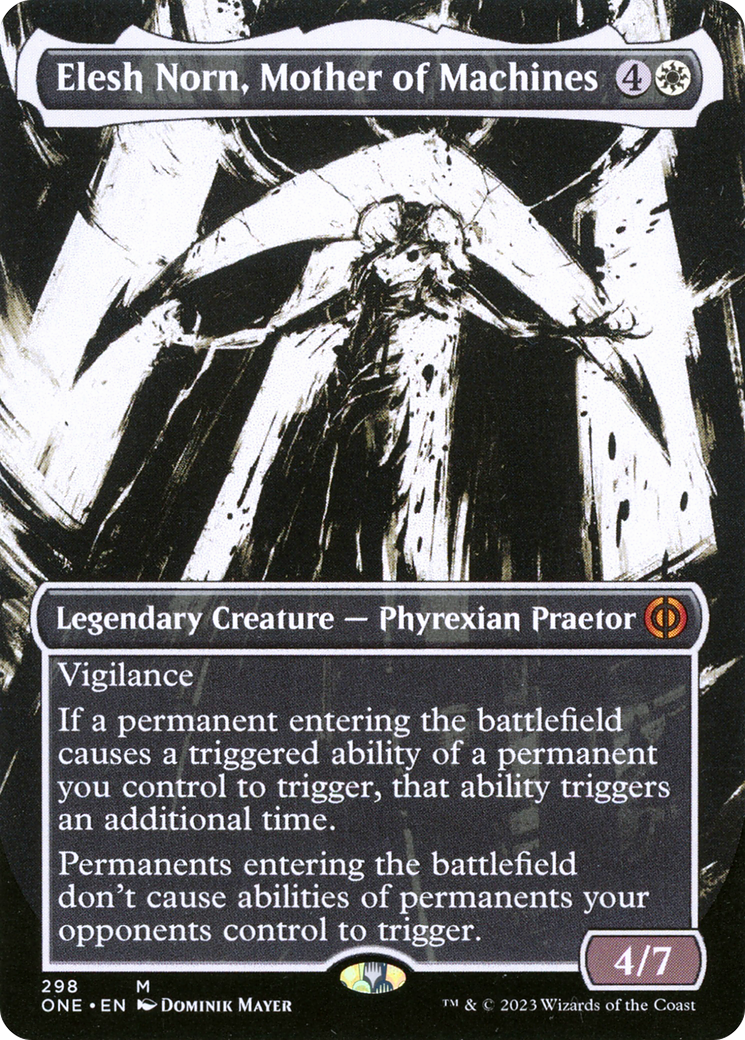 Elesh Norn, Mother of Machines (Borderless Ichor) [Phyrexia: All Will Be One] | Devastation Store