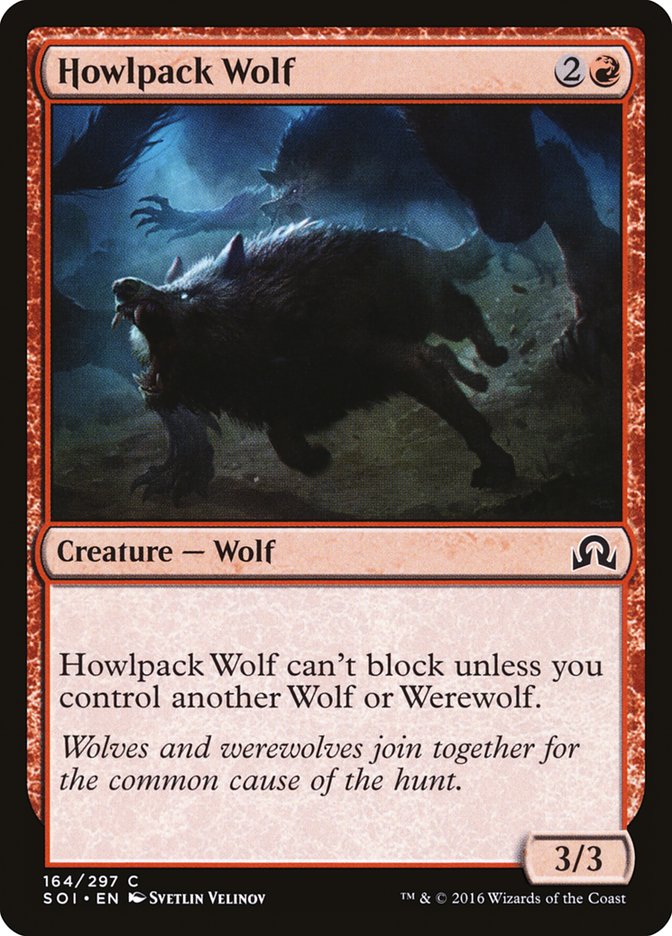 Howlpack Wolf [Shadows over Innistrad] | Devastation Store