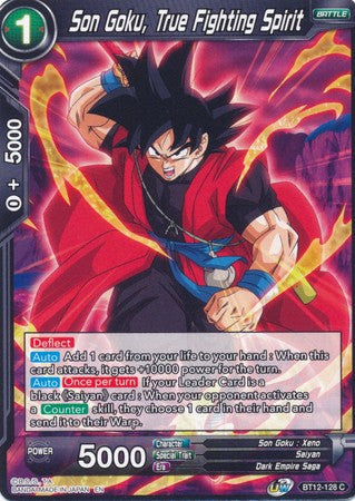 Son Goku, True Fighting Spirit [BT12-128] | Devastation Store