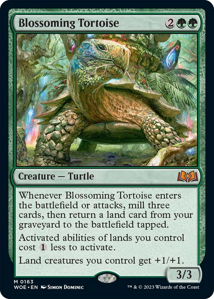 Blossoming Tortoise [Wilds of Eldraine] | Devastation Store