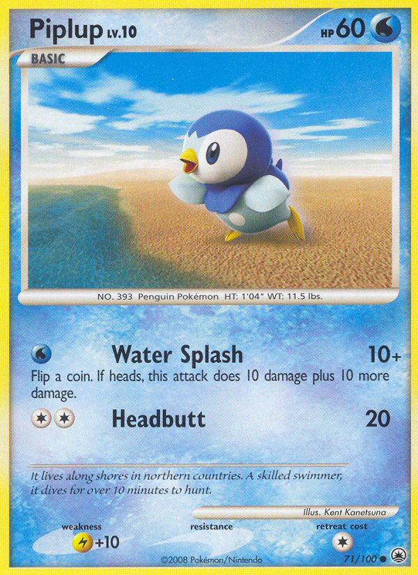 Piplup (71/100) [Diamond & Pearl: Majestic Dawn] | Devastation Store