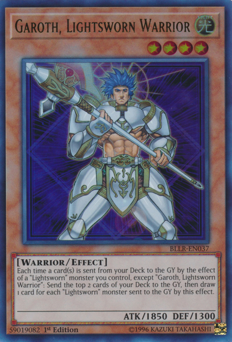 Garoth, Lightsworn Warrior [BLLR-EN037] Ultra Rare | Devastation Store