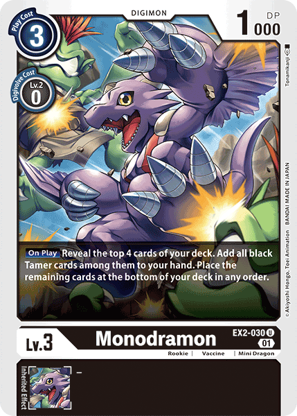 Monodramon [EX2-030] [Digital Hazard] | Devastation Store