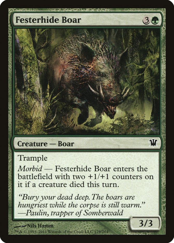 Festerhide Boar [Innistrad] - Devastation Store | Devastation Store