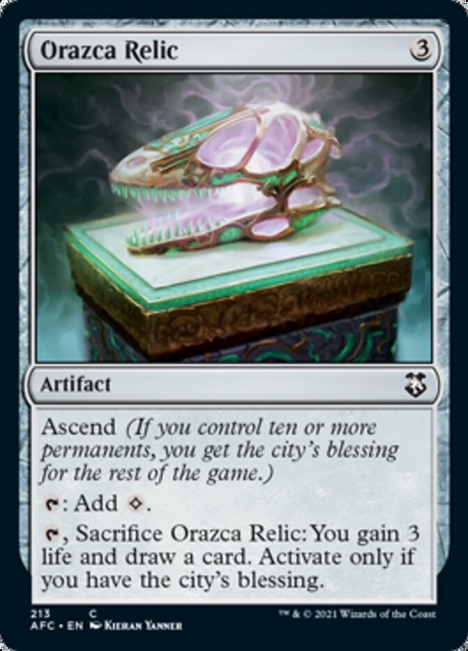 Orazca Relic [Dungeons & Dragons: Adventures in the Forgotten Realms Commander] | Devastation Store