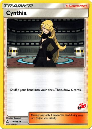 Cynthia (119/156) (Charizard Stamp #50) [Battle Academy 2020] | Devastation Store