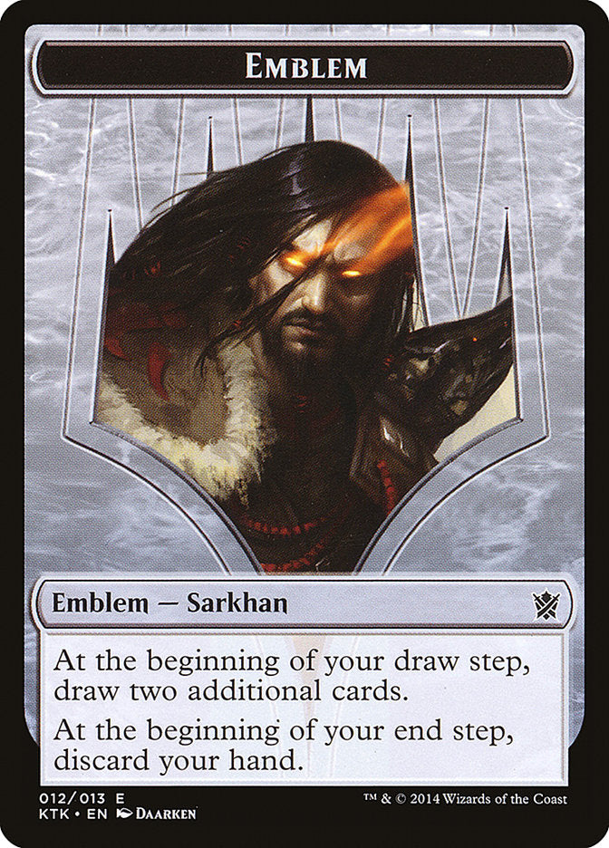 Sarkhan, the Dragonspeaker Emblem [Khans of Tarkir Tokens] | Devastation Store