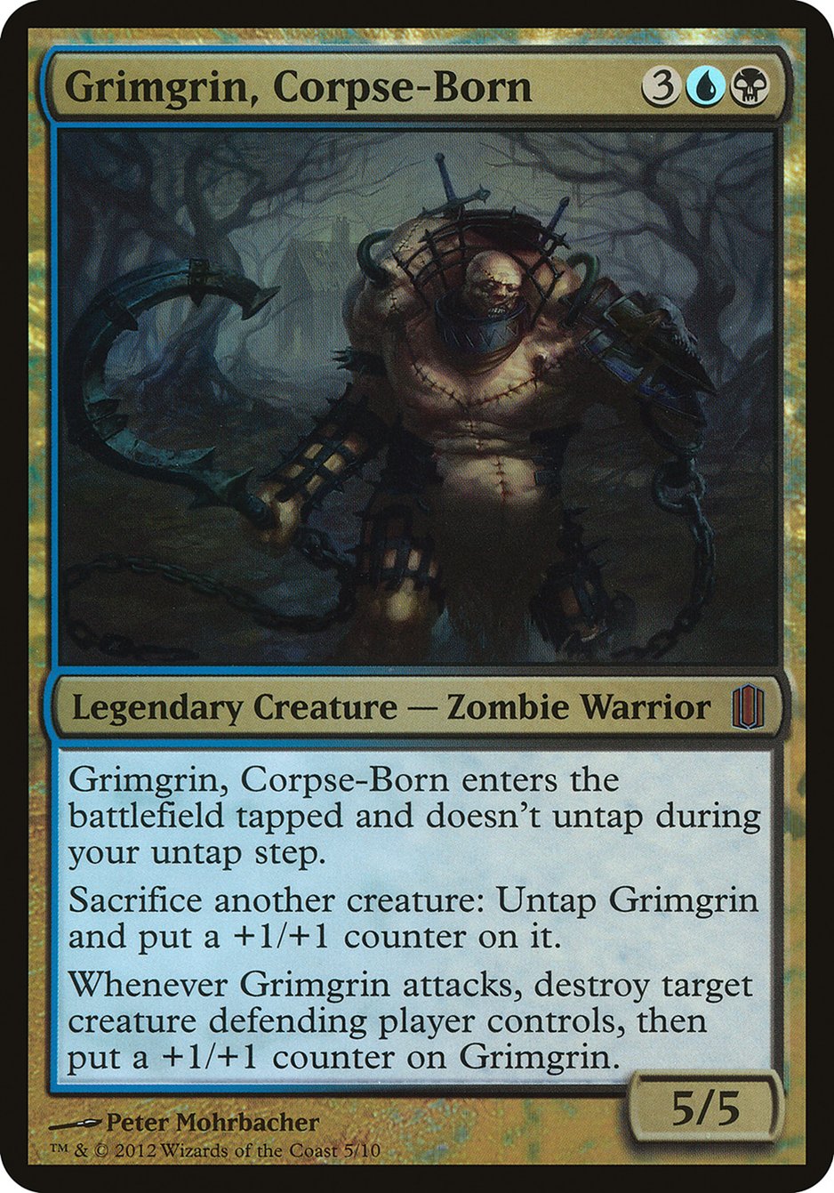 Grimgrin, Corpse-Born (Oversized) [Commander's Arsenal Oversized] | Devastation Store