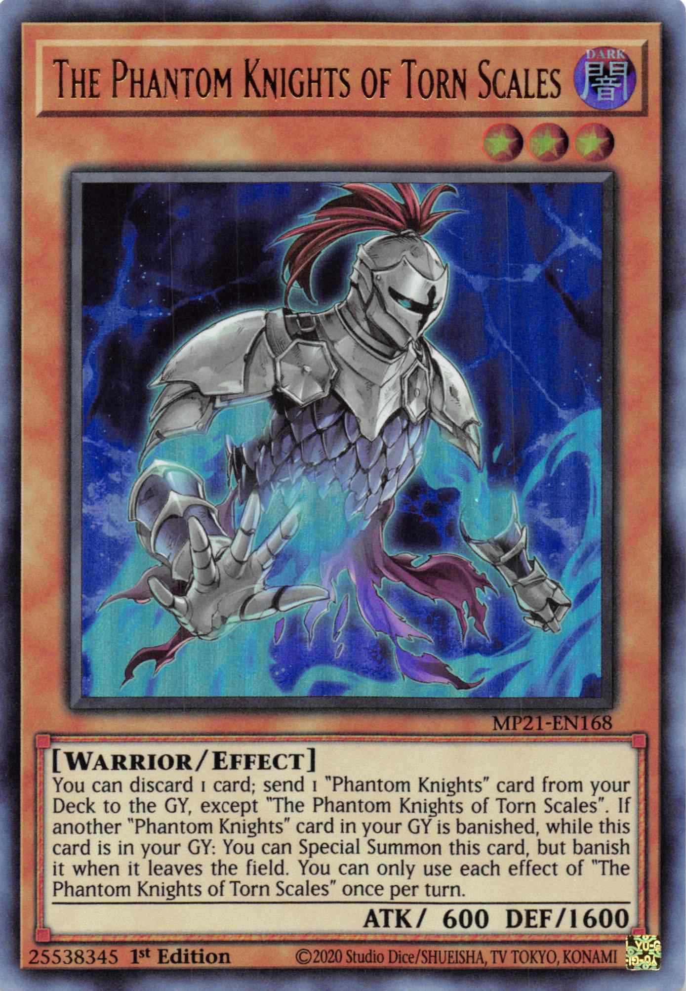 The Phantom Knights of Torn Scales [MP21-EN168] Ultra Rare | Devastation Store