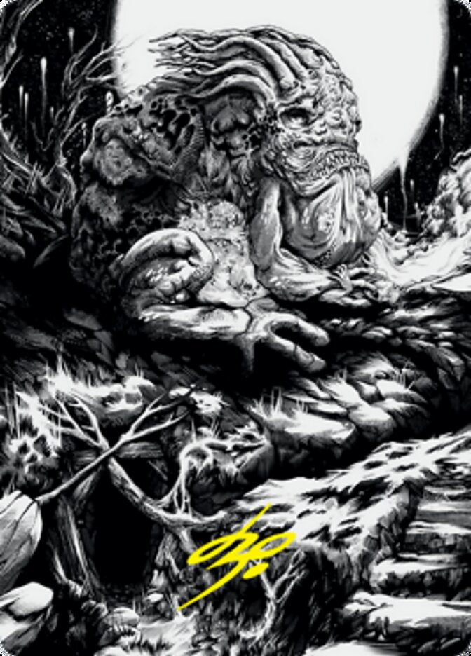 Grolnok, the Omnivore Art Card [Innistrad: Crimson Vow Art Series] | Devastation Store