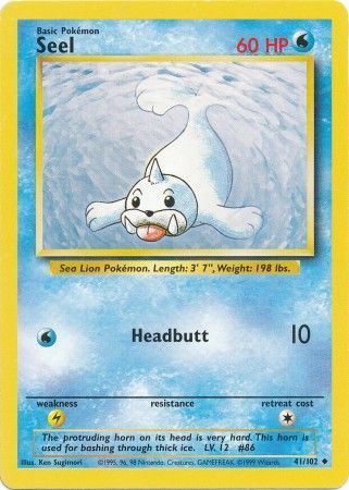 Seel (41/102) [Base Set Unlimited] | Devastation Store