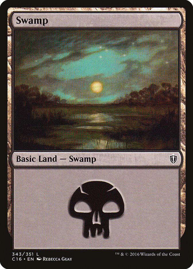 Swamp (343) [Commander 2016] - Devastation Store | Devastation Store