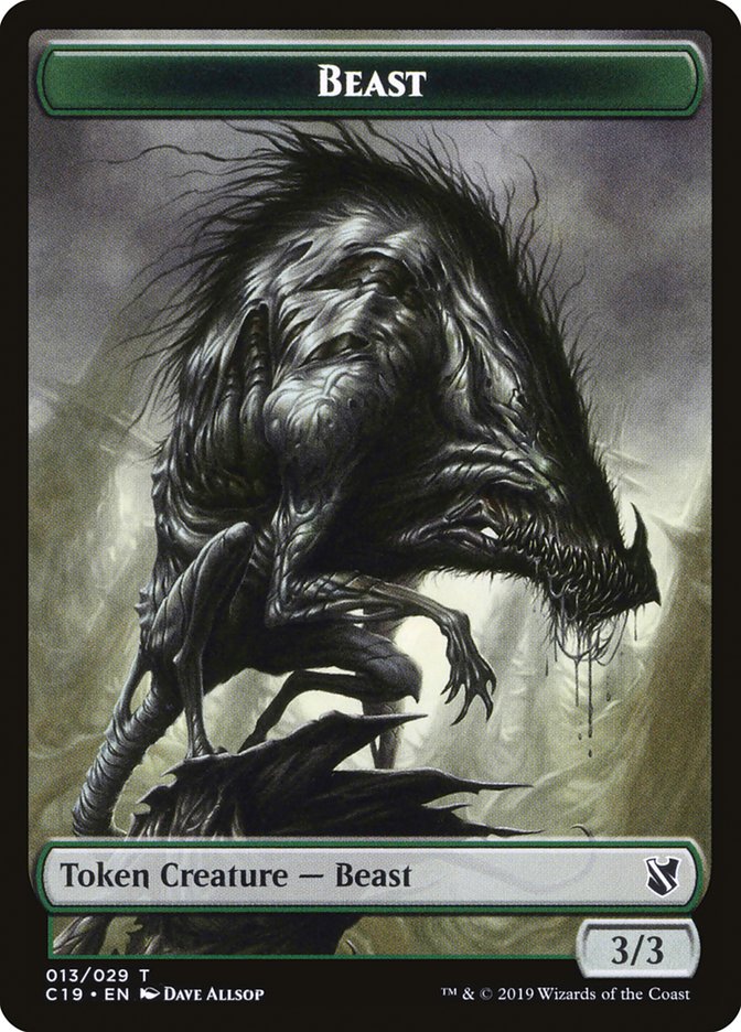 Beast (013/029) [Commander 2019 Tokens] | Devastation Store
