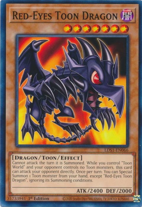 Red-Eyes Toon Dragon [LDS1-EN066] Common | Devastation Store