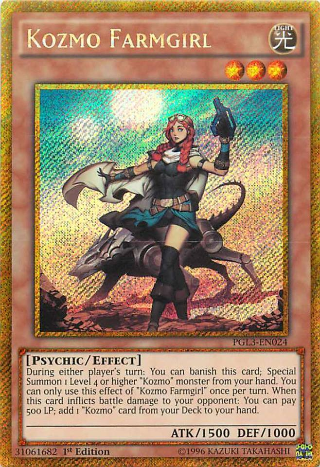 Kozmo Farmgirl [PGL3-EN024] Gold Secret Rare | Devastation Store