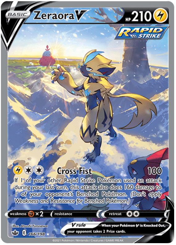 Zeraora V (166/198) [Sword & Shield: Chilling Reign] | Devastation Store