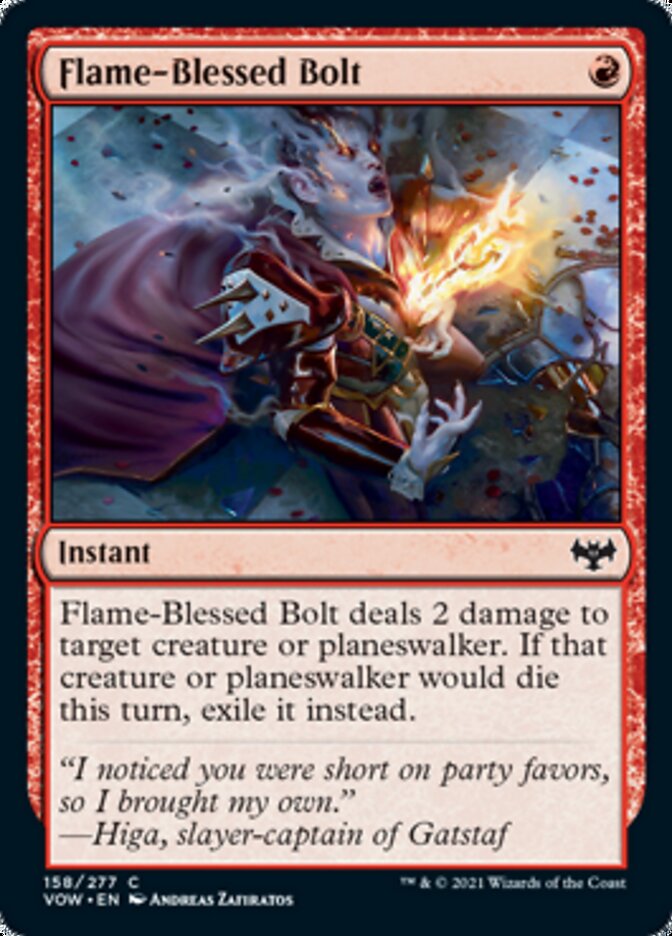 Flame-Blessed Bolt [Innistrad: Crimson Vow] | Devastation Store