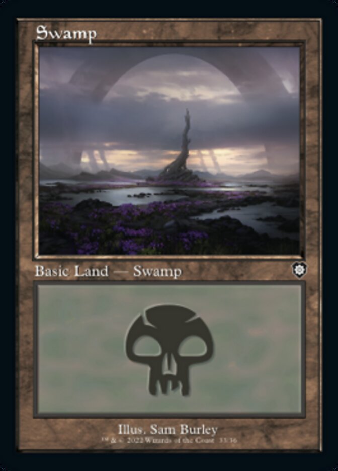 Swamp (033) (Retro) [The Brothers' War Commander] | Devastation Store
