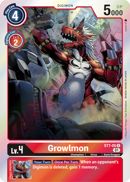 Growlmon [ST7-05] [Starter Deck: Gallantmon] | Devastation Store