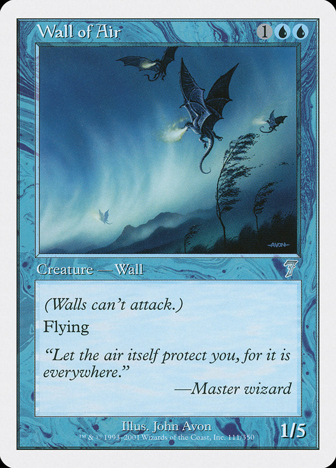 Wall of Air [Seventh Edition] | Devastation Store