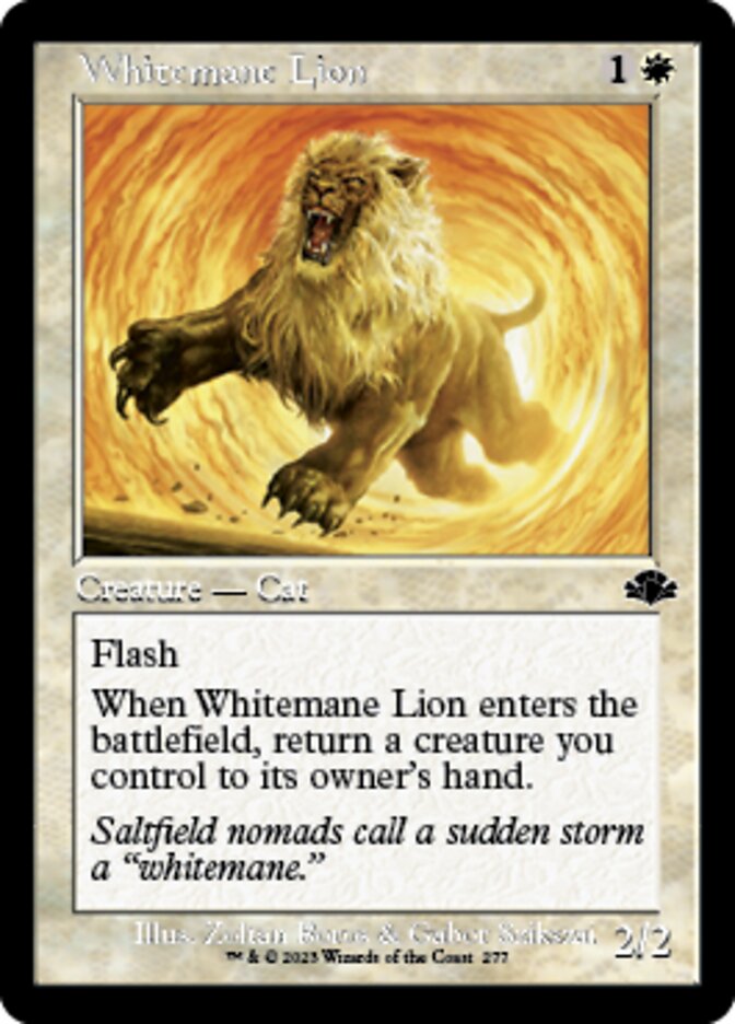 Whitemane Lion (Retro) [Dominaria Remastered] | Devastation Store