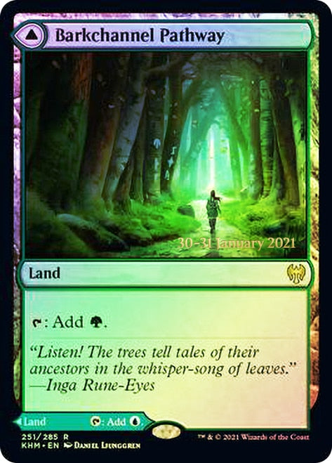 Barkchannel Pathway // Tidechannel Pathway [Kaldheim Prerelease Promos] | Devastation Store