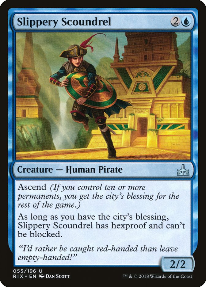 Slippery Scoundrel [Rivals of Ixalan] - Devastation Store | Devastation Store