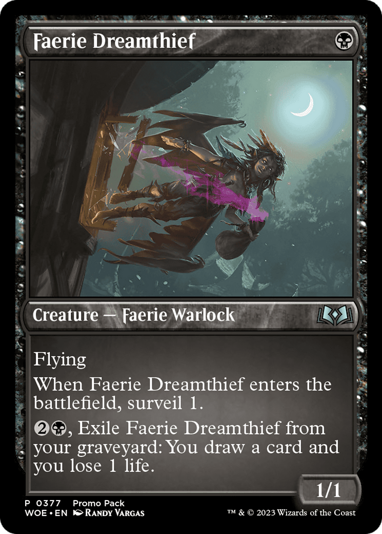 Faerie Dreamthief (Promo Pack) [Wilds of Eldraine Promos] | Devastation Store