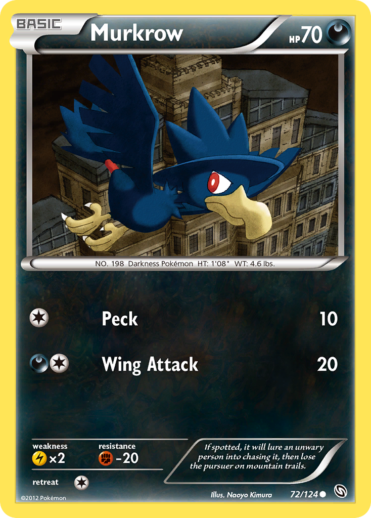 Murkrow (72/124) [Black & White: Dragons Exalted] | Devastation Store