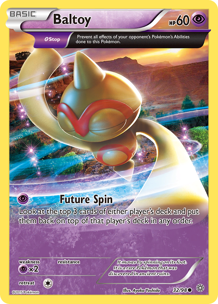 Baltoy (32/98) [XY: Ancient Origins] | Devastation Store