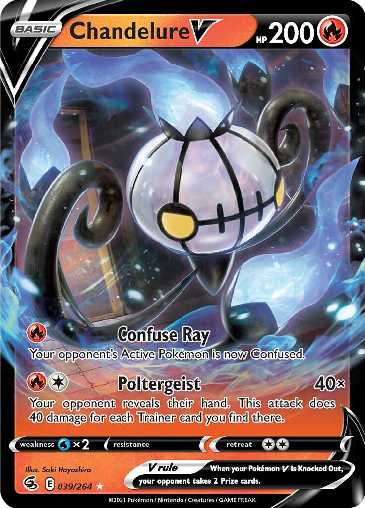 Chandelure V (039/264) [Sword & Shield: Fusion Strike] | Devastation Store