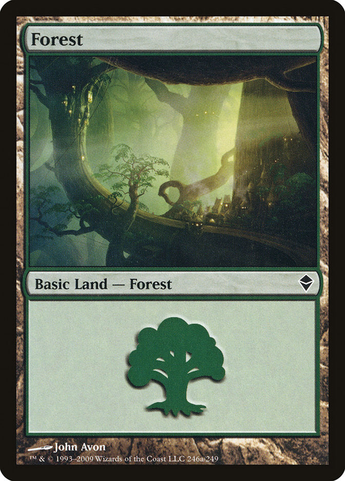 Forest (246a) [Zendikar] | Devastation Store